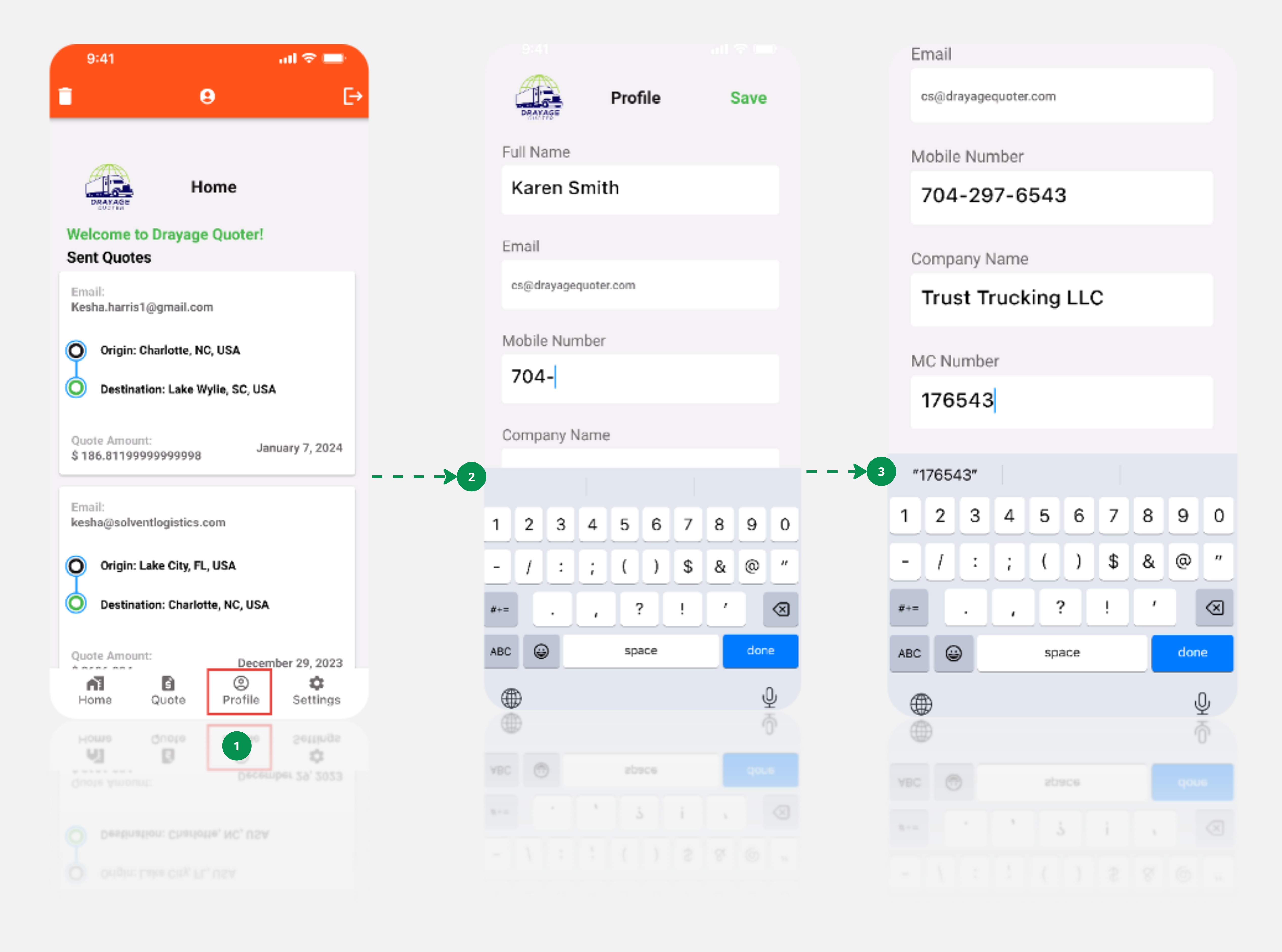 Setting up Profile Setting up Profile